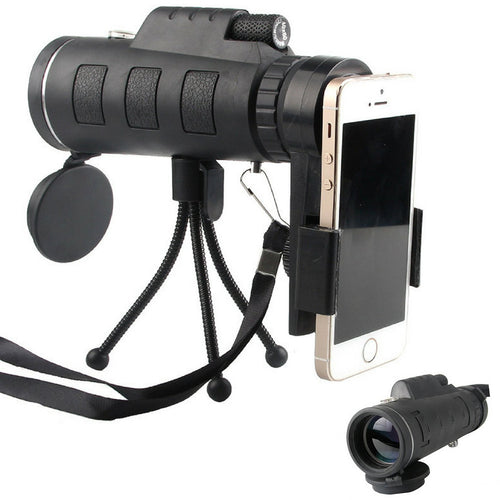 40x60 High Power Magnification Monocular Scope Telescope with Compass Tripod