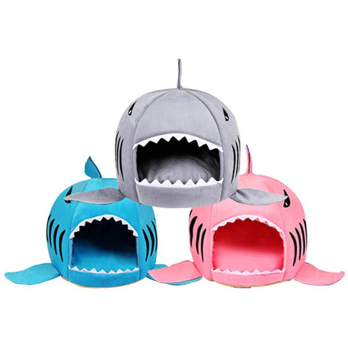 Soft Dog House For Large Dogs Warm Shark Dog House Tent High Quality Small Cat Bed Puppy House The Best Pet Product