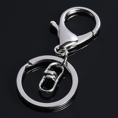 Men Fashion Metal Car Key Chain Ring Creative Keyring Keychain Keyfob DIY Gift